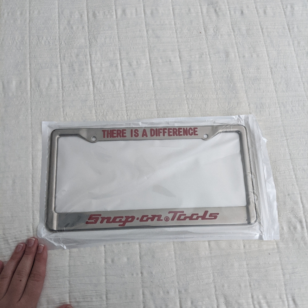 Snap-On License Plate frame